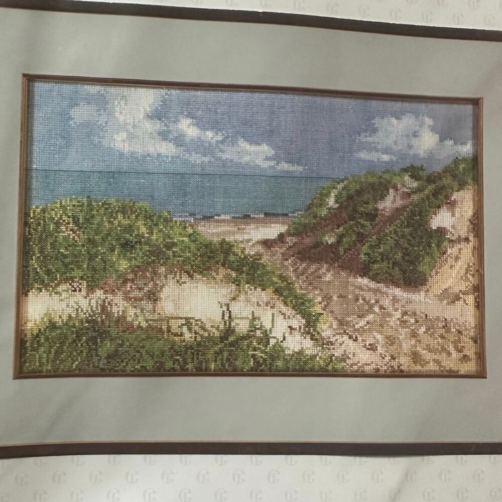 Cross-stitch kit Seashore 1052A Thea Gouverneur Aida 20x33 cm Holland landscape